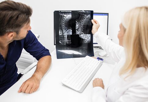 Diagnóstico da osteocondrose cervical en humanos