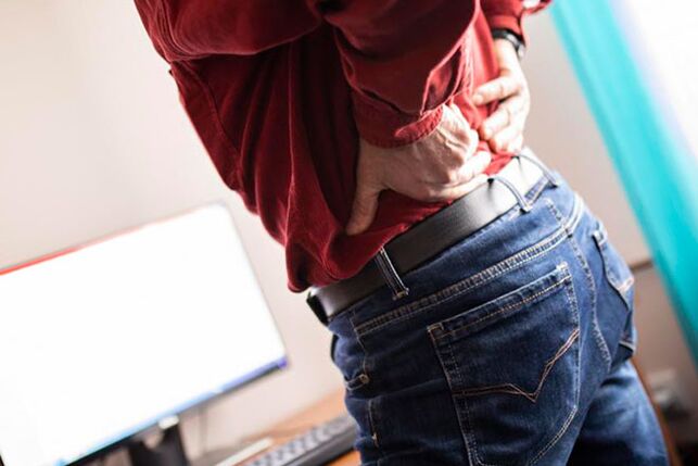 Dor de costas por osteocondrose