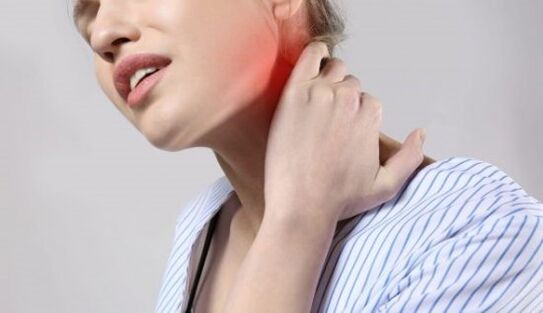 Dor de pescozo por osteocondrose